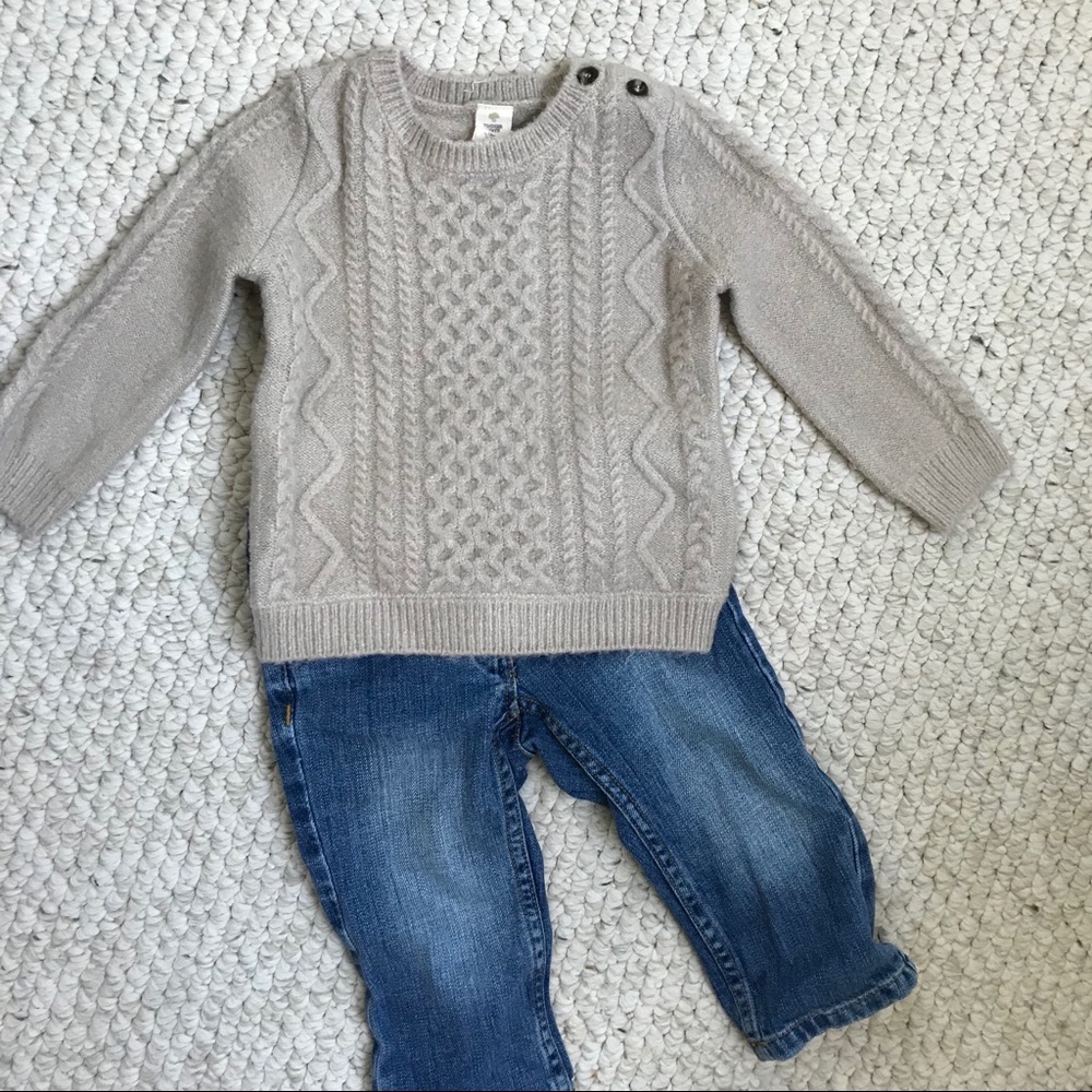 Cozy cableknit sweater by Tucker & Tate